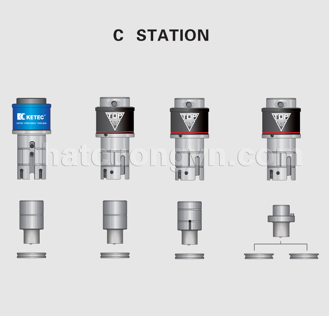 Thick Turret Punching Tools - Station C