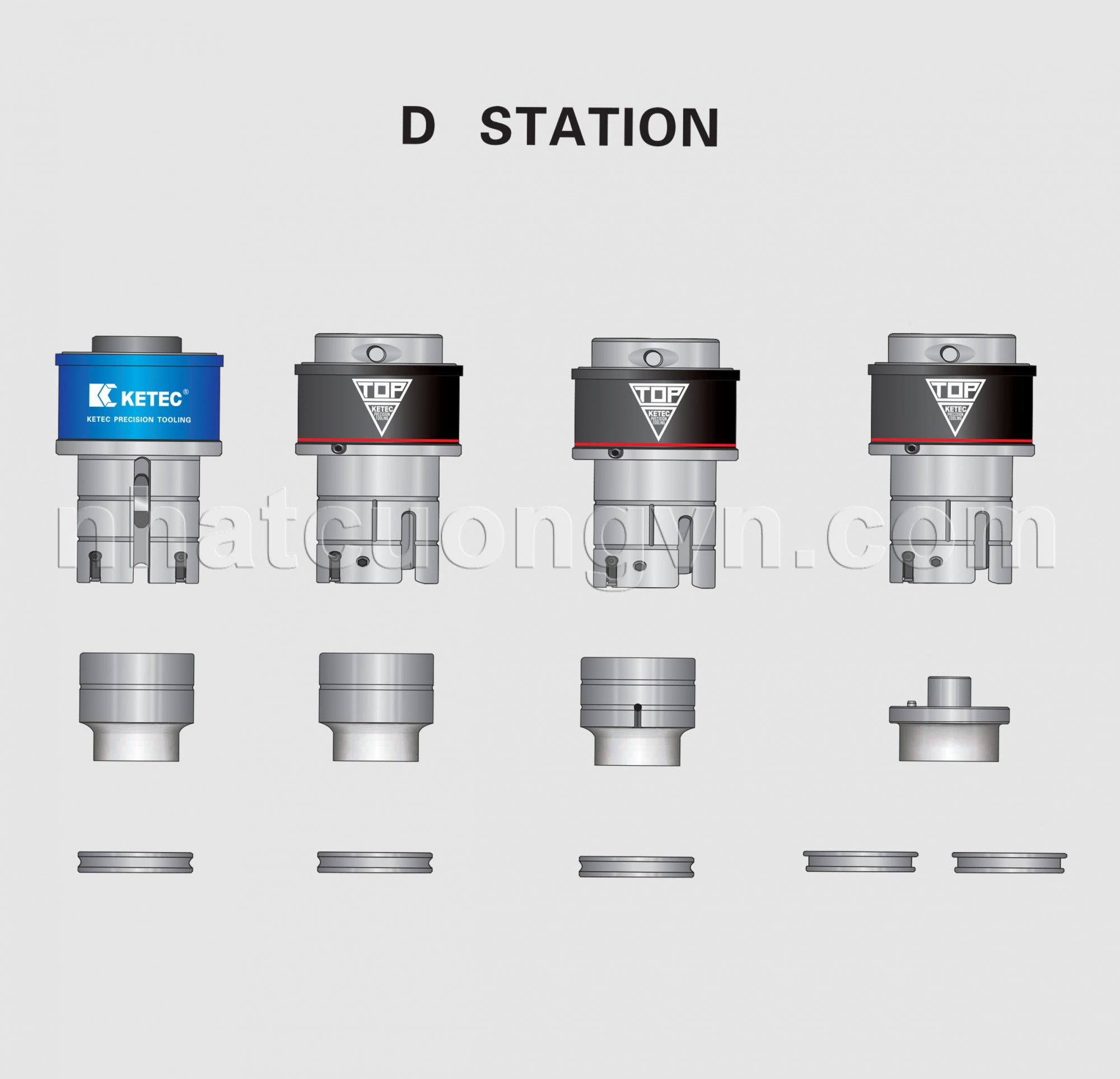 Thick Turret Punching Tools - Station D